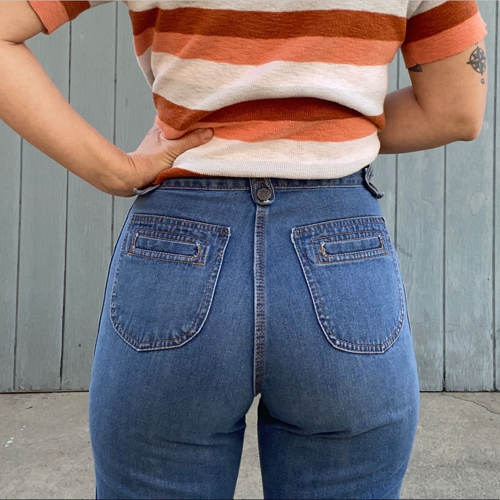 Vintage High Waisted Flare Jeans